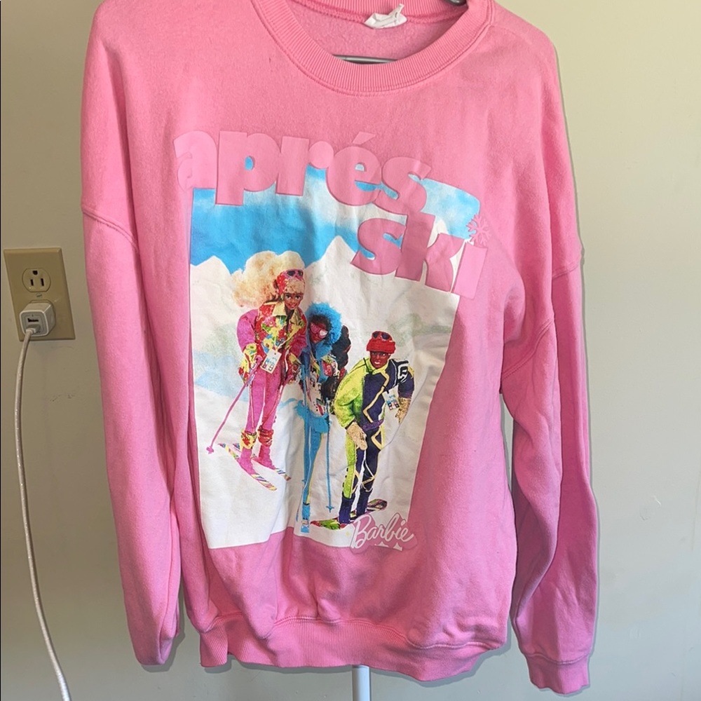 Barbie Pink Aprés Ski Graphic Sweatshirt